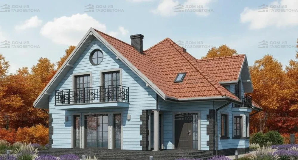 Проект Двухэтажный дом 14 на 17, 251 м2