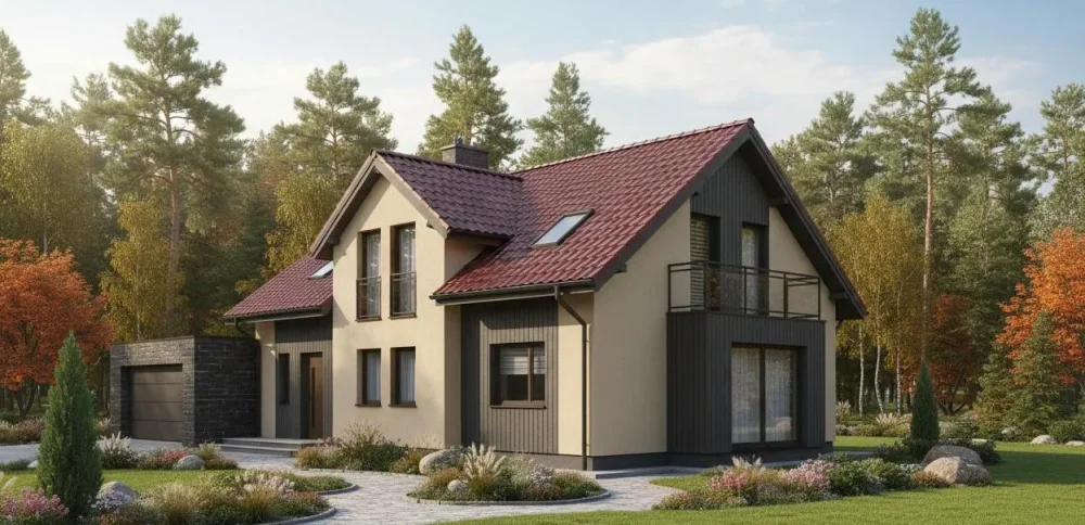 Проект Двухэтажный дом 20 на 12, 230 м2