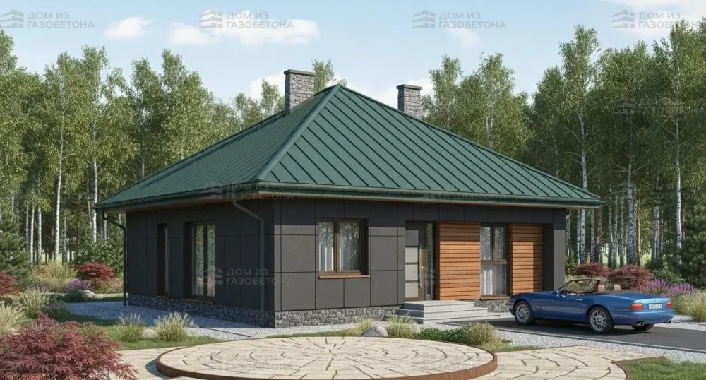 Проект Двухэтажный дом 10 на 14, 136 м2