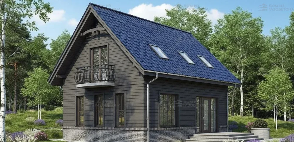 Проект Двухэтажный дом 14 на 9, 149 м2