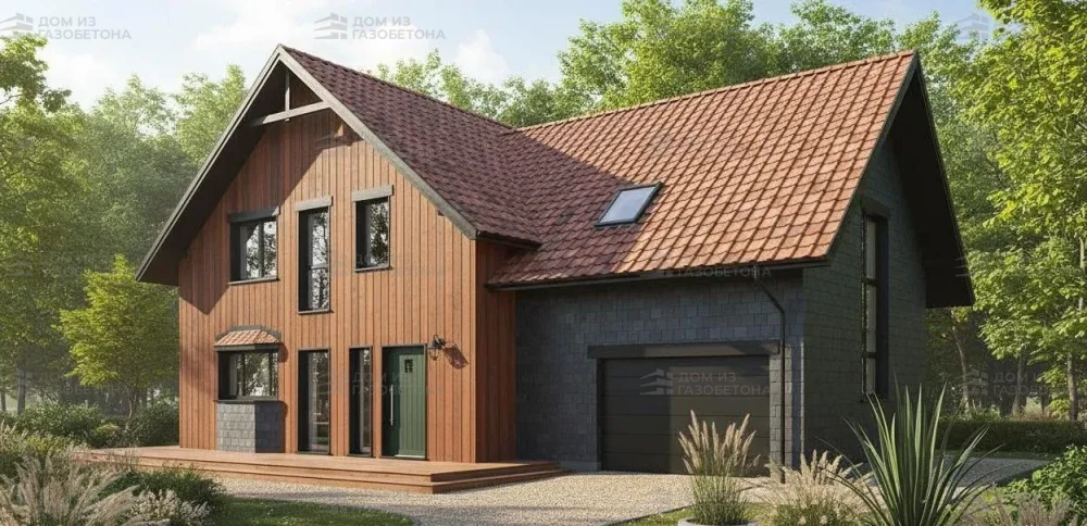 Проект Двухэтажный дом 17 на 13, 231 м2