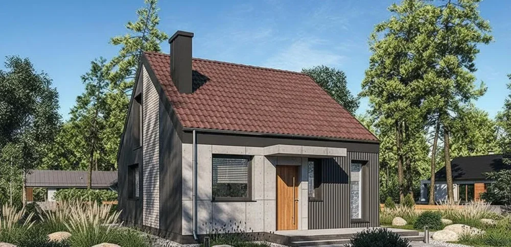 Проект Двухэтажный дом 5 на 10, 81 м2